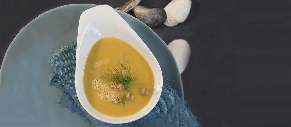 Fischcremesuppe