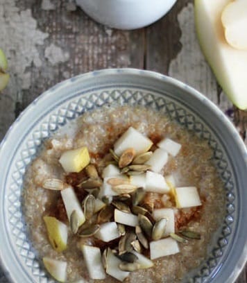 Gluten-free quinoa & amaranth porridge