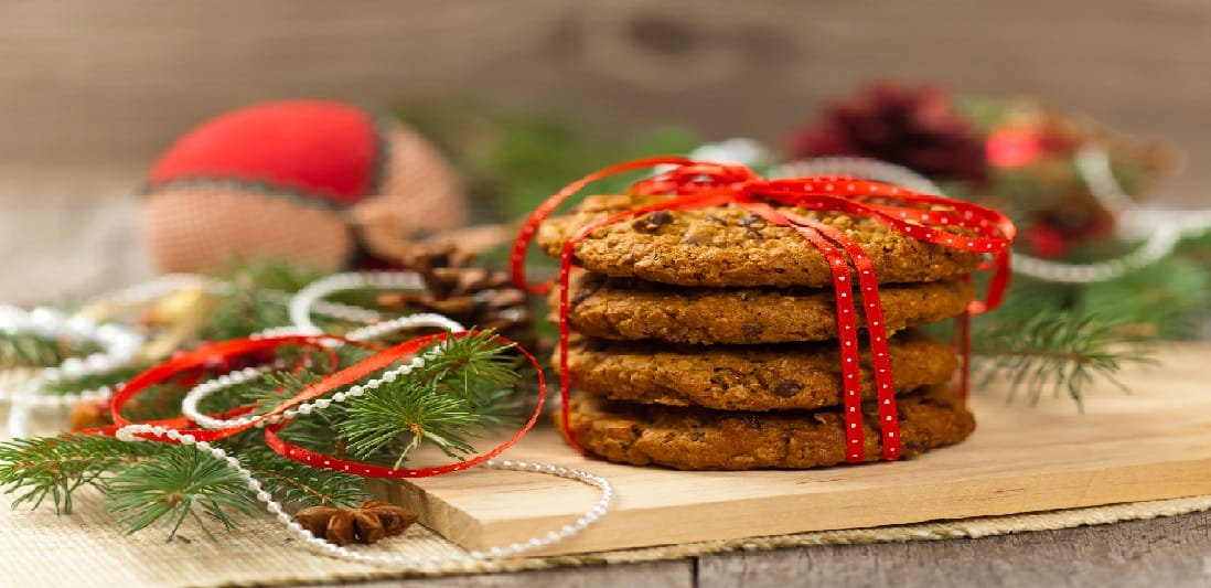 Fettfreie, vegane Okara-choc-chip-cookies