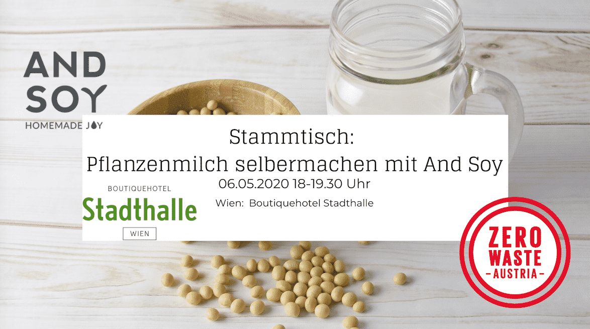 Zero Waste Stammtisch: Pflanzenmilch selbermachen